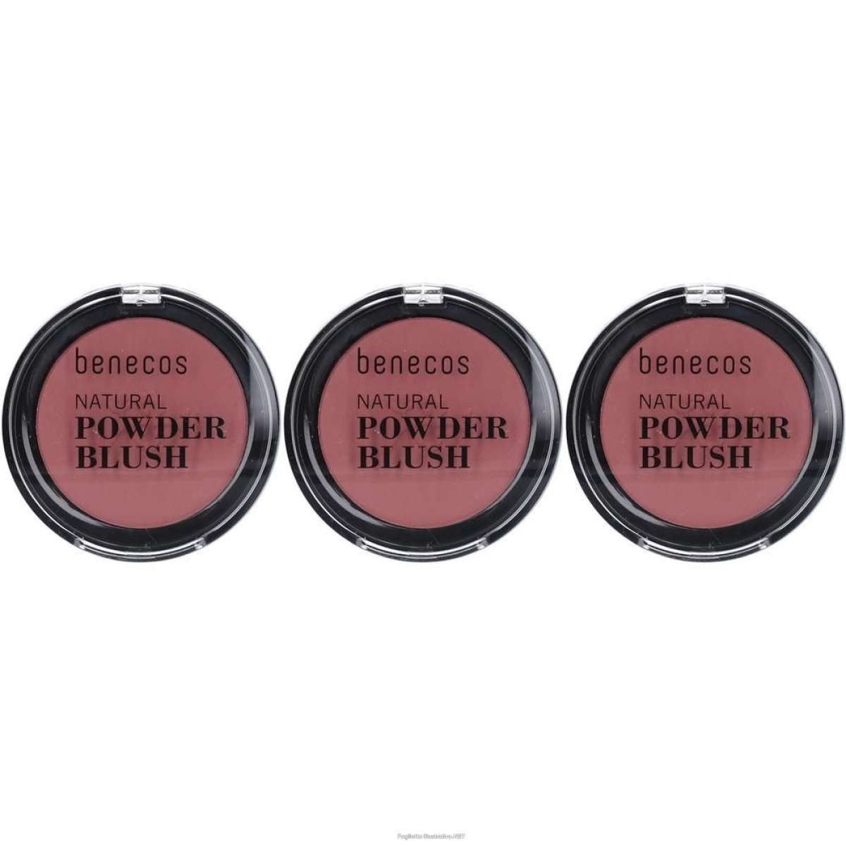 Trova Offerte di benecos compact blush mallow 3x5,5 g polvere e compra online