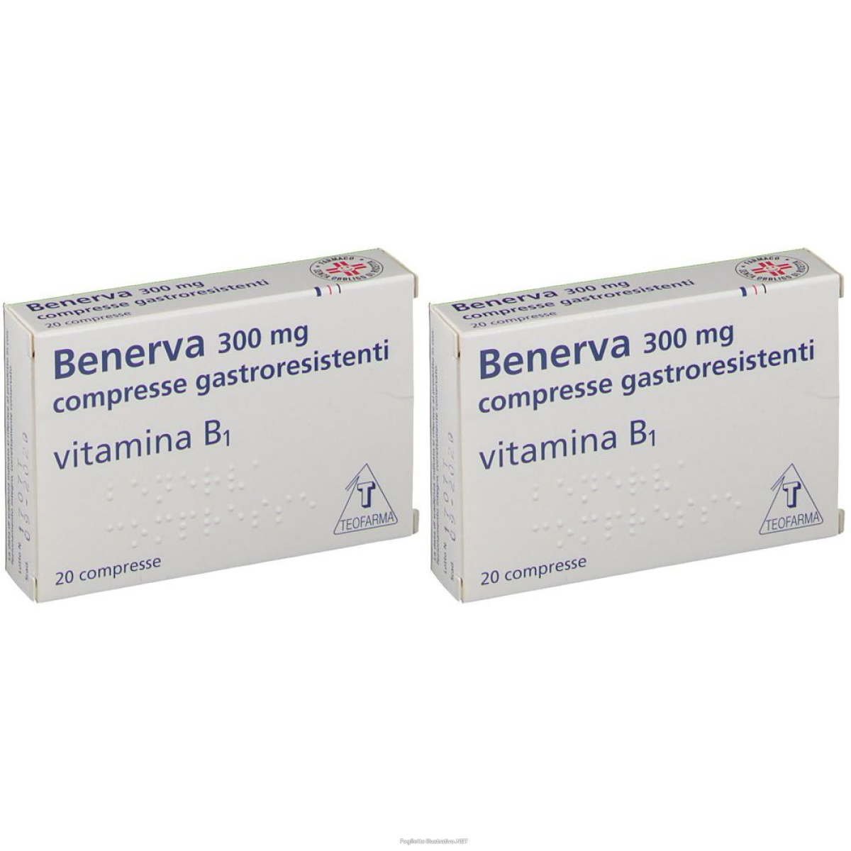 Trova Offerte di benerva 300 mg set da 2 2x20 pz compresse e compra online