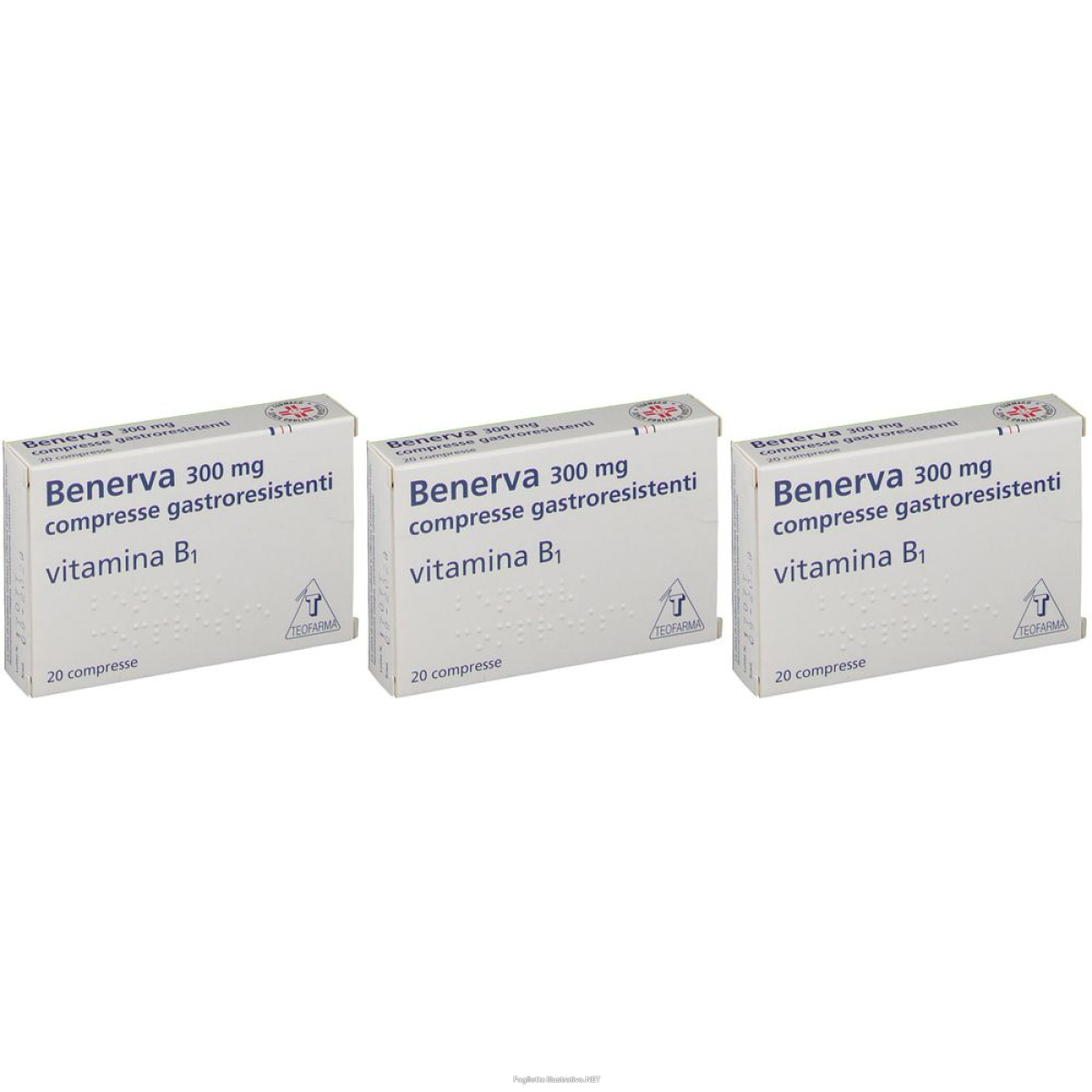 Trova Offerte di benerva 300 mg set da 3 3x20 pz compresse e compra online