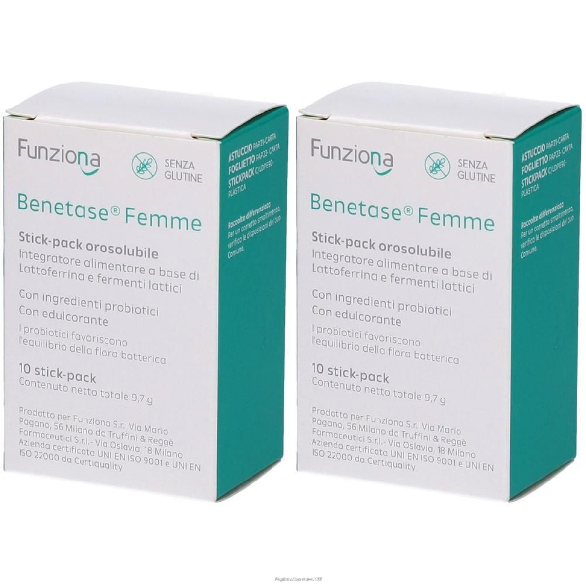 Trova Offerte di benetase femme 10 stick pack 2x9,7 g e compra online