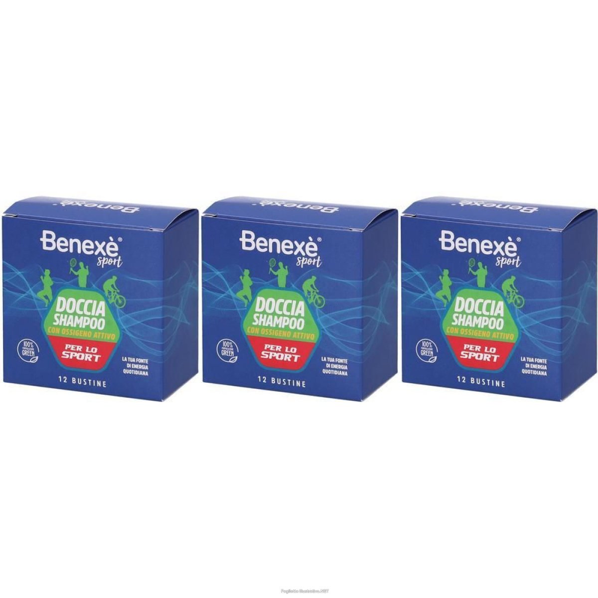 Trova Offerte di benexé sport doccia shampoo bustine 3x12x10 ml e compra online