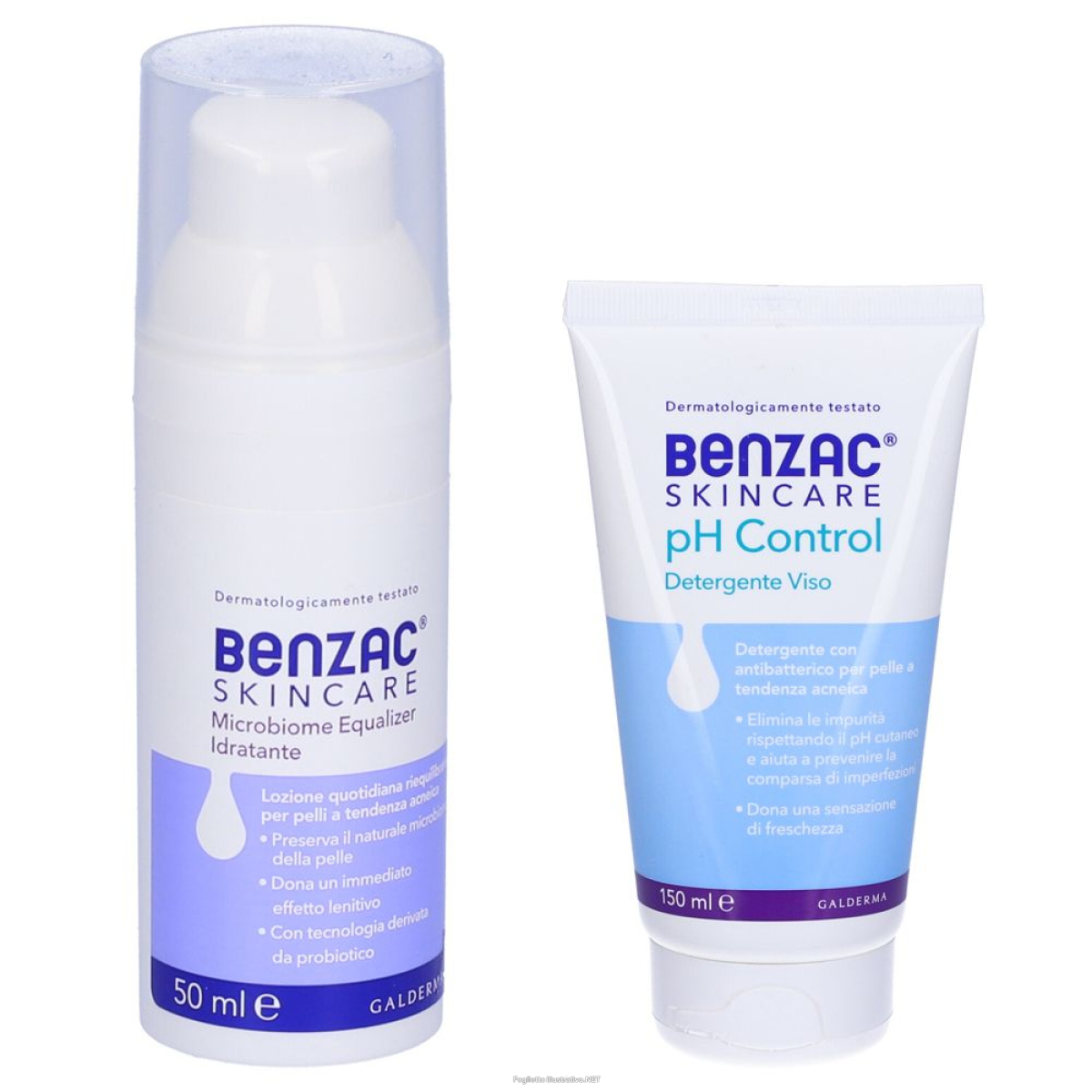 Trova Offerte di benzac skincare ph control + microbiome equalizer 50+150 ml set e compra online