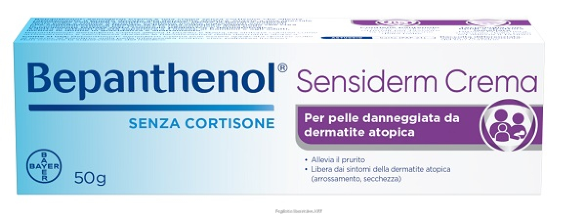 Trova Offerte di bepanthenol sensiderm senza cortisone crema per pelle danneggiata da dermatite atopica 50 grammi e compra online
