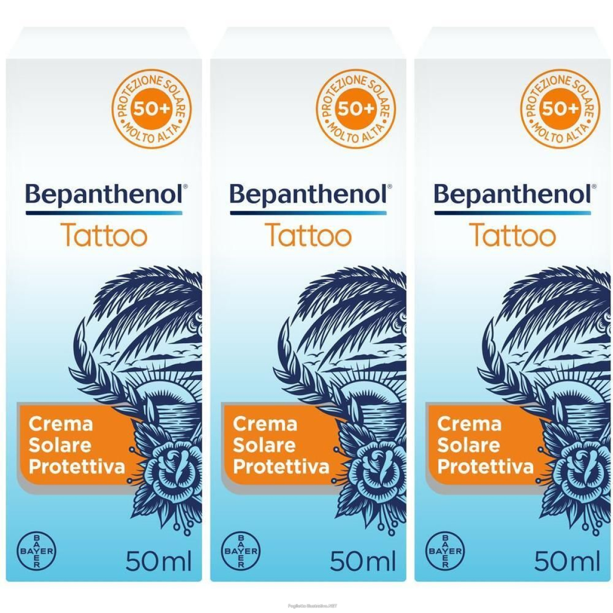 Trova Offerte di bepanthenol tattoo crema protezione solare molto alta spf 50+ per tatu e compra online