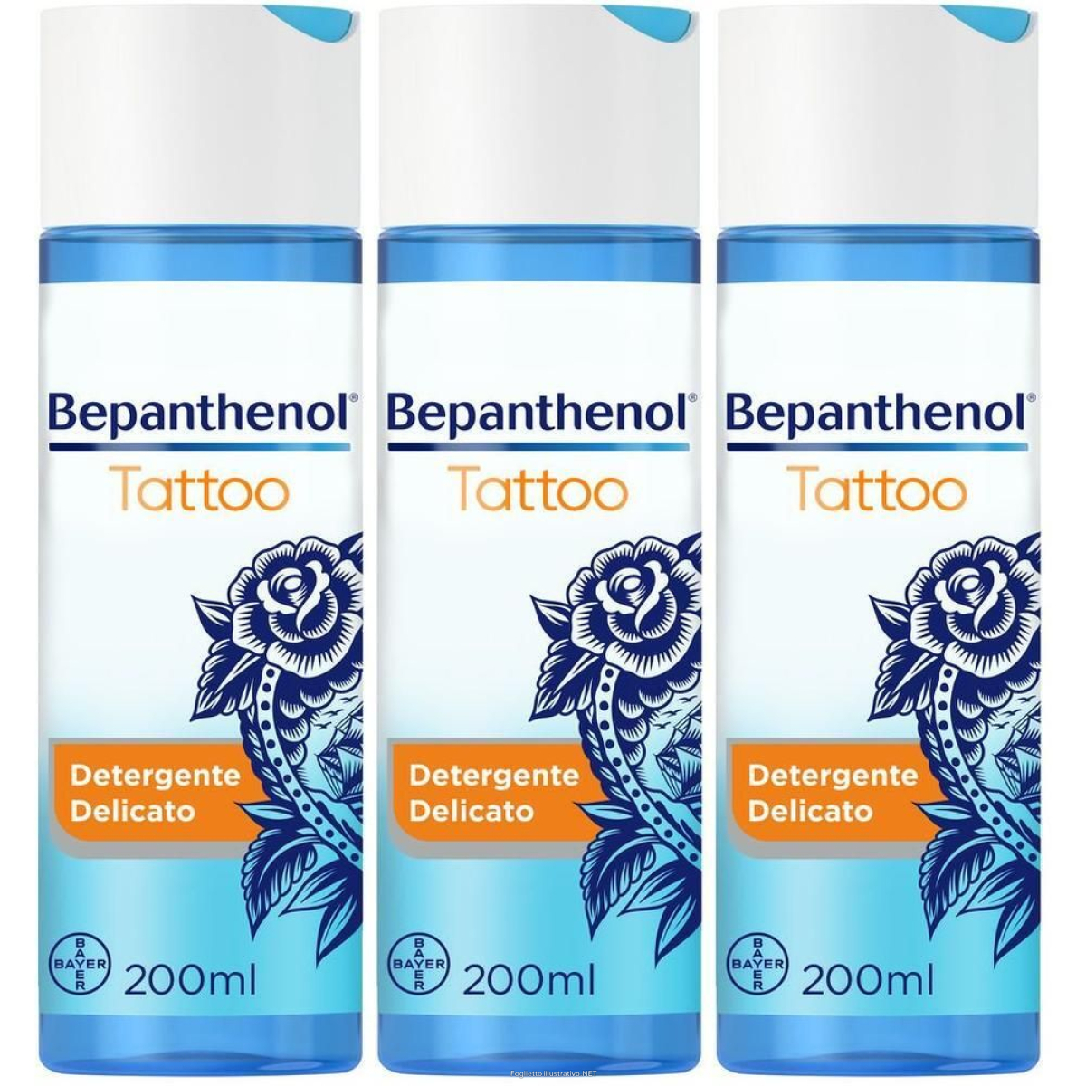 Trova Offerte di bepanthenol tattoo detergente delicato tatuaggio con pantenolo 3x200 m e compra online