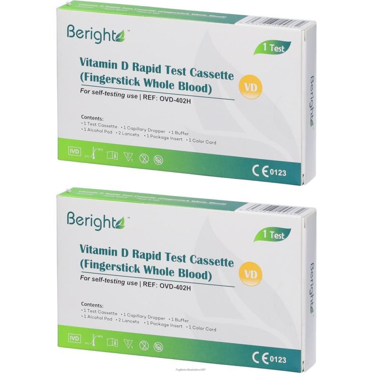 Trova Offerte di beright test rapido autodiagnostico vitamina d3 2x1 st e compra online