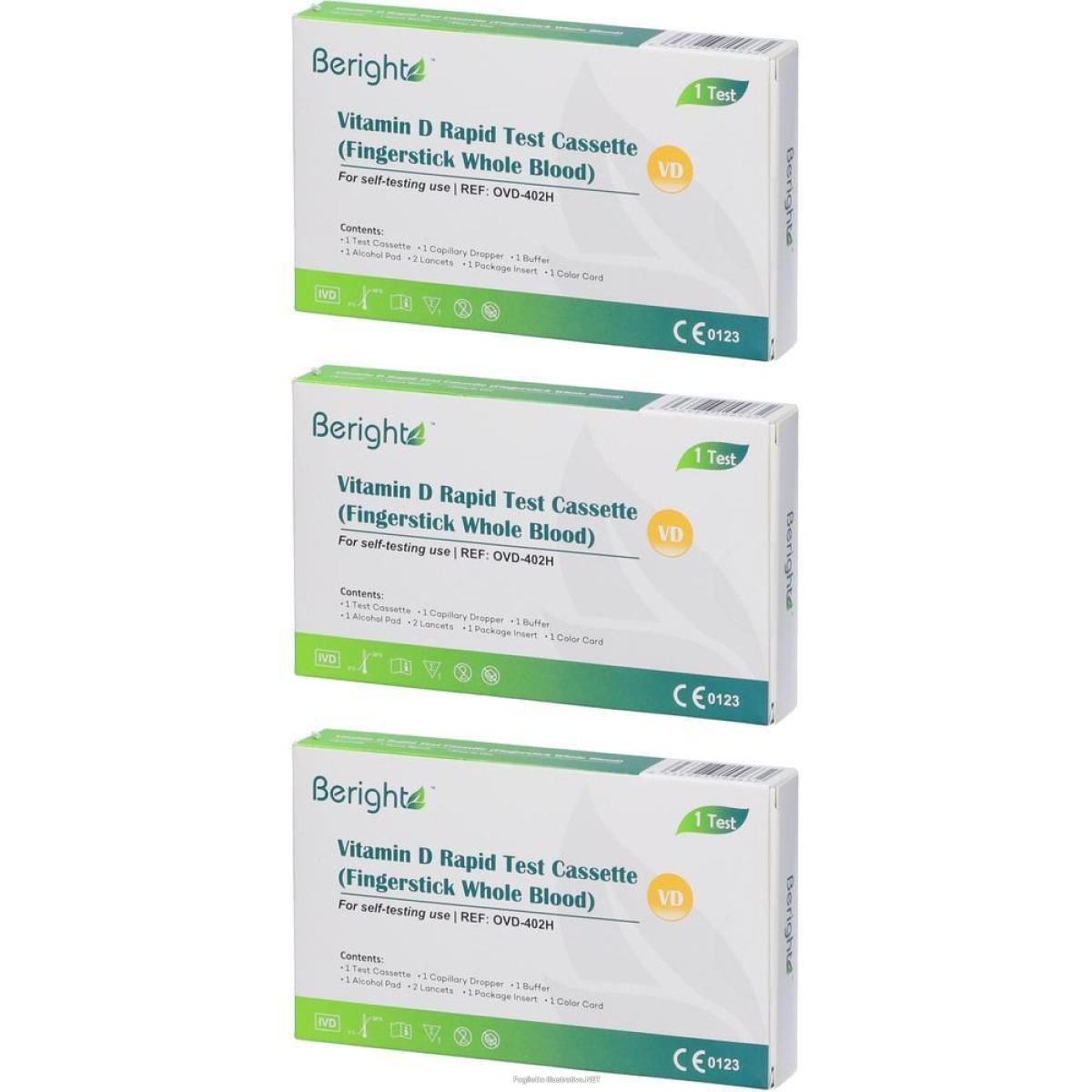 Trova Offerte di beright test rapido autodiagnostico vitamina d3 3x1 st e compra online