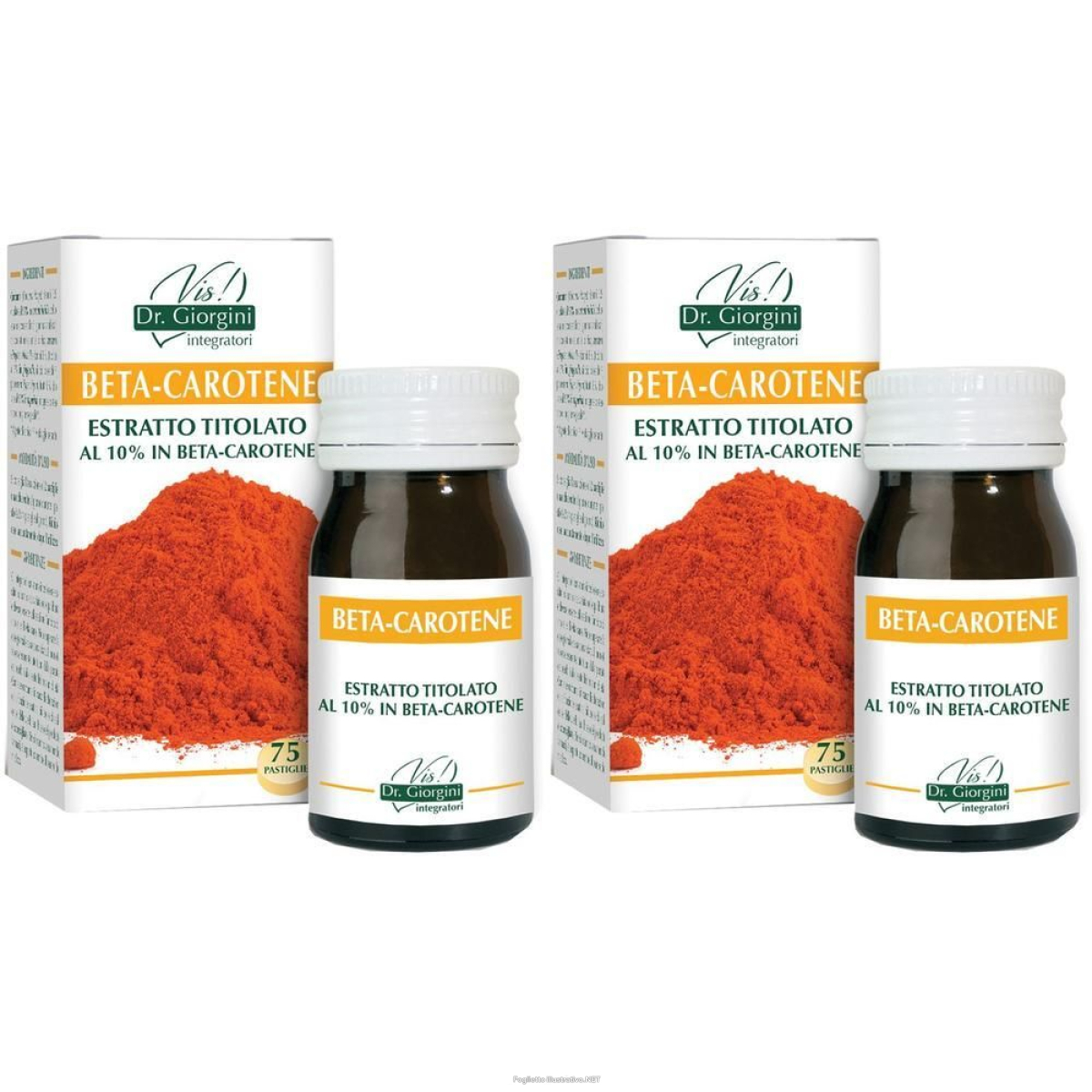 Trova Offerte di beta-carotene estratto titolato 75 pastiglie 2x30 g e compra online
