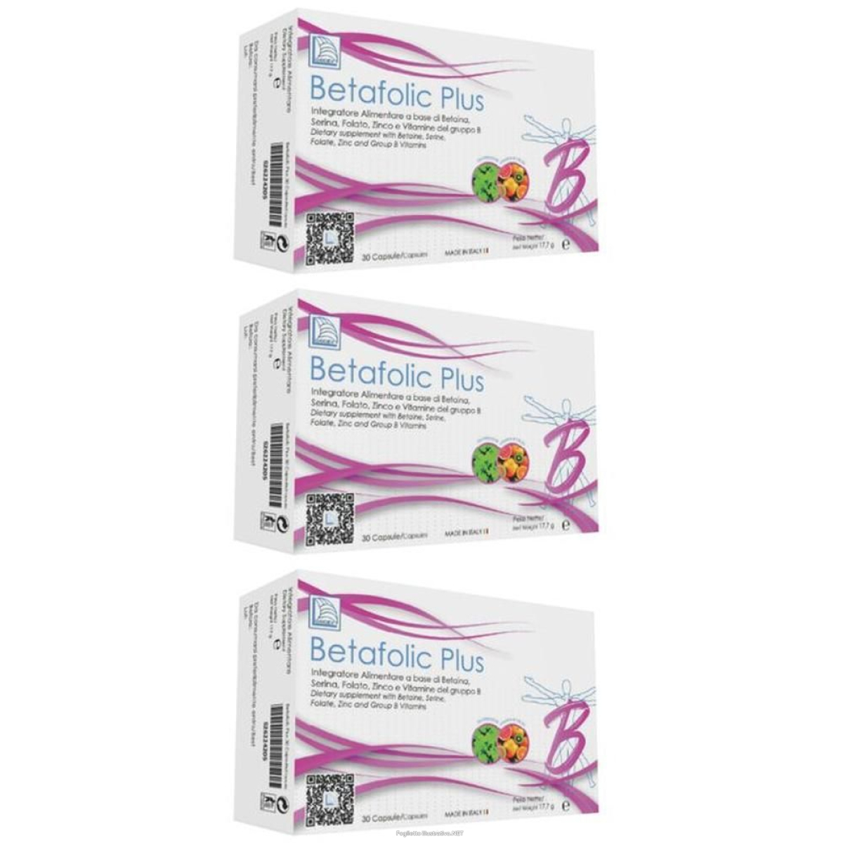 Trova Offerte di betafolic plus 30 capsule astuccio 18,6 g 3x30 pz e compra online
