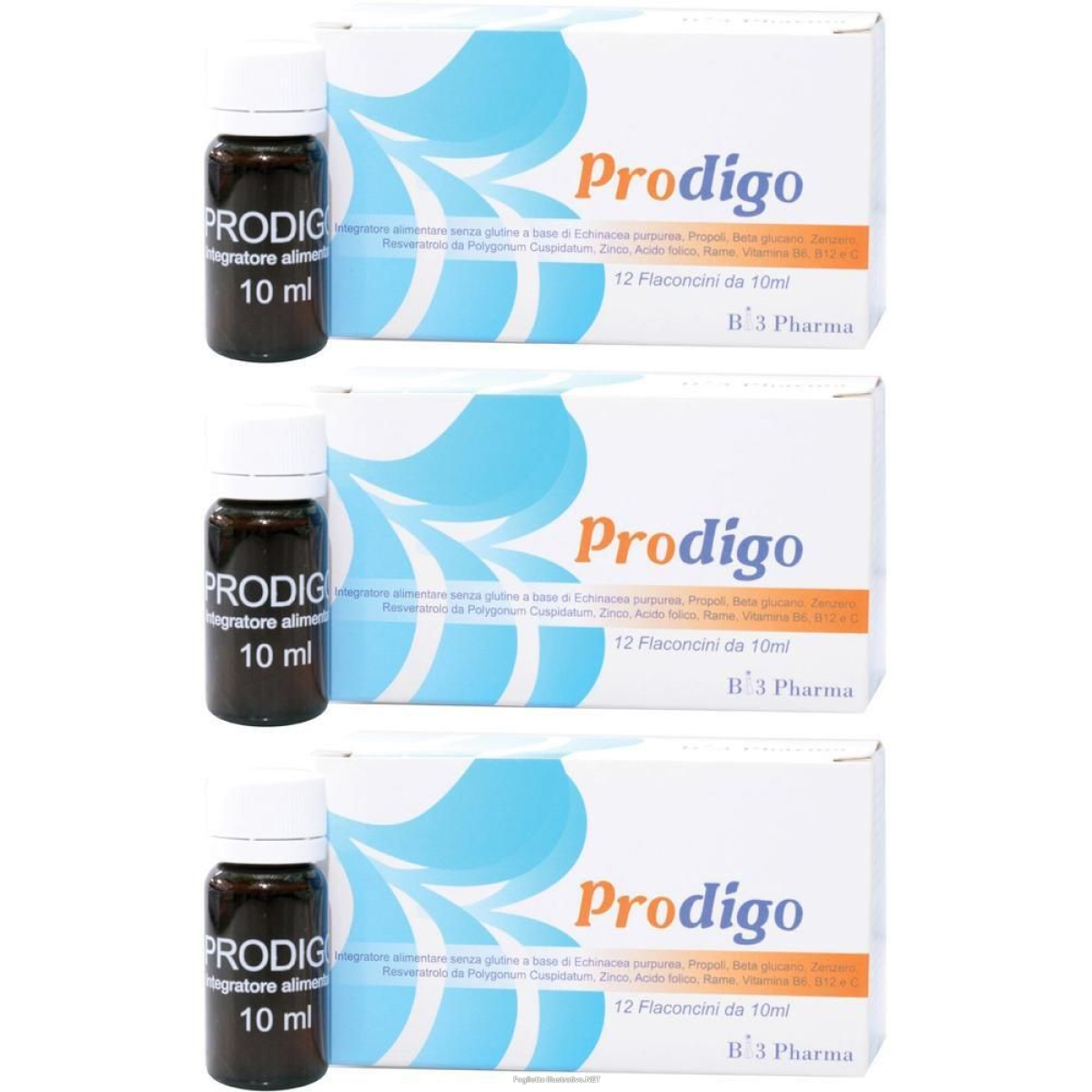Trova Offerte di bi3 pharma prodigo 3x12x10 ml flaconcini bevibili e compra online