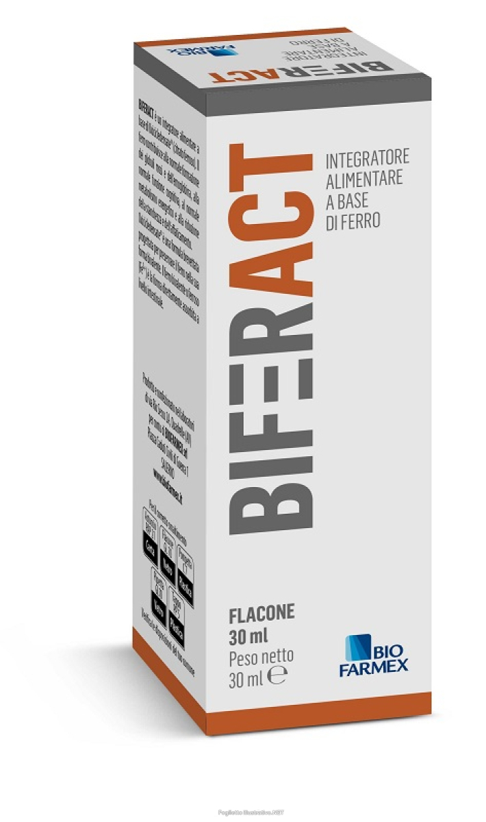 Trova Offerte di biferact integratore per ferro globuli rossi ed energia gocce orali 30ml e compra online