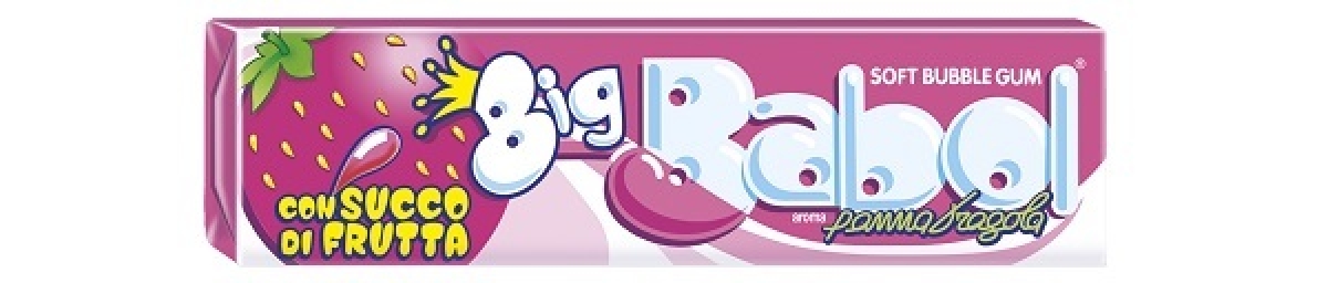 Trova Offerte di Big babol panna fragola, 37 g e compra online