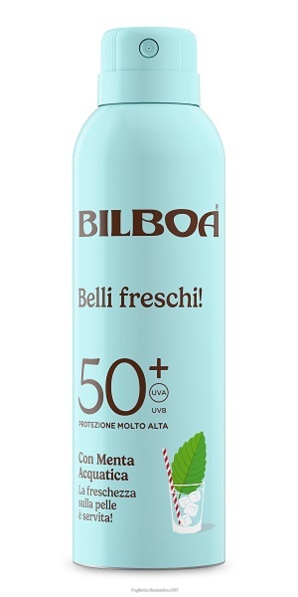 Trova Offerte di bilboa belli freschi spf 50+ 50 ml protezione solare rinfrescante con menta acquatica spray e compra online