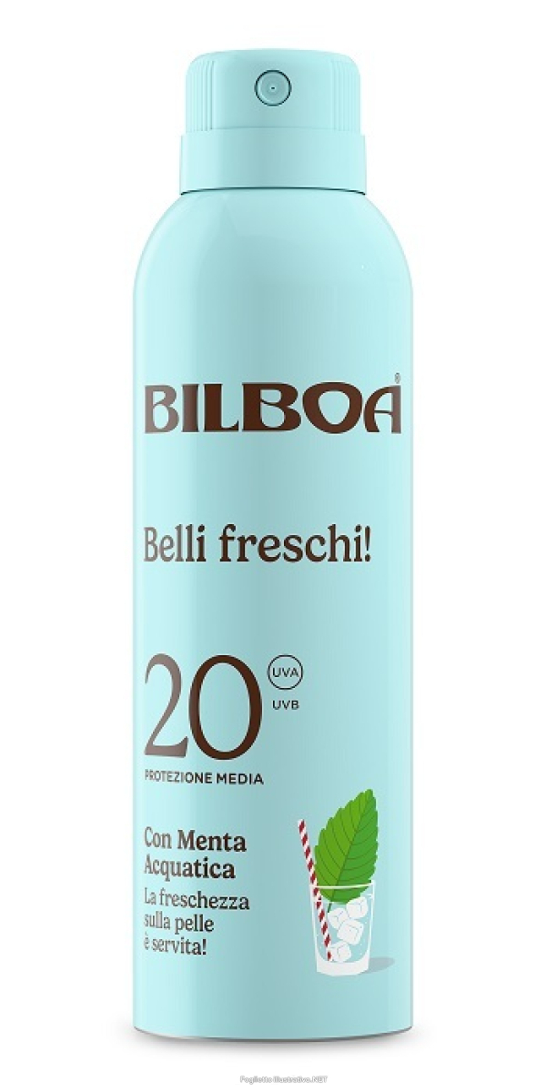 Trova Offerte di bilboa belli freschi spray solare spf 20 menta acquatica 150 ml crema e compra online
