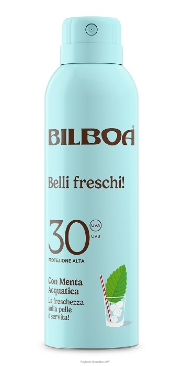 Trova Offerte di bilboa belli freschi spray solare spf 30 menta acquatica 150 ml crema e compra online