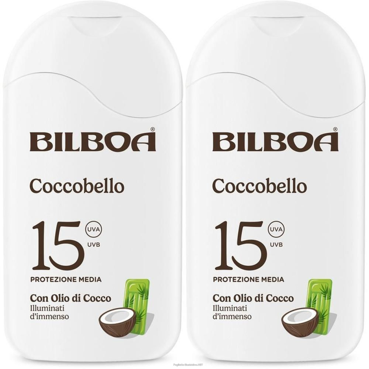 Trova Offerte di bilboa coccobello latte solare spf 15 con olio di cocco 2x200 ml e compra online