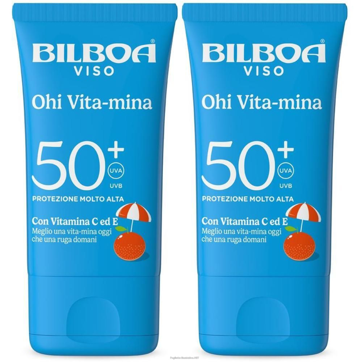 Trova Offerte di bilboa ohi vita-mina crema viso solare spf 50+ con multivitamina 2x40 e compra online