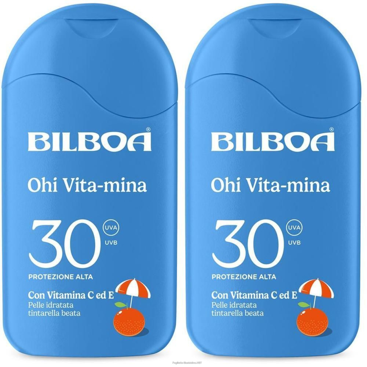 Trova Offerte di bilboa ohi vita-mina latte solare spf 30 con multivitamina 2x200 ml e compra online