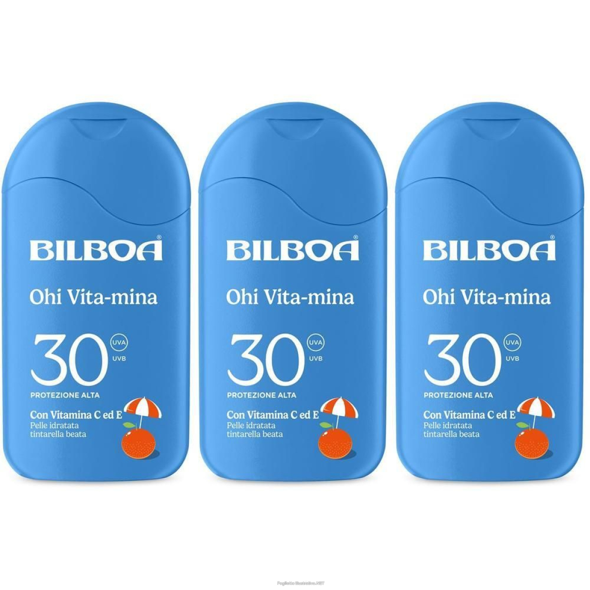 Trova Offerte di bilboa ohi vita-mina latte solare spf 30 con multivitamina 3x200 ml e compra online