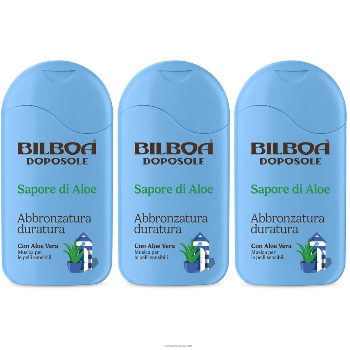 Trova Offerte di bilboa sapore di aloe doposole con aloe vera 3x200 ml e compra online