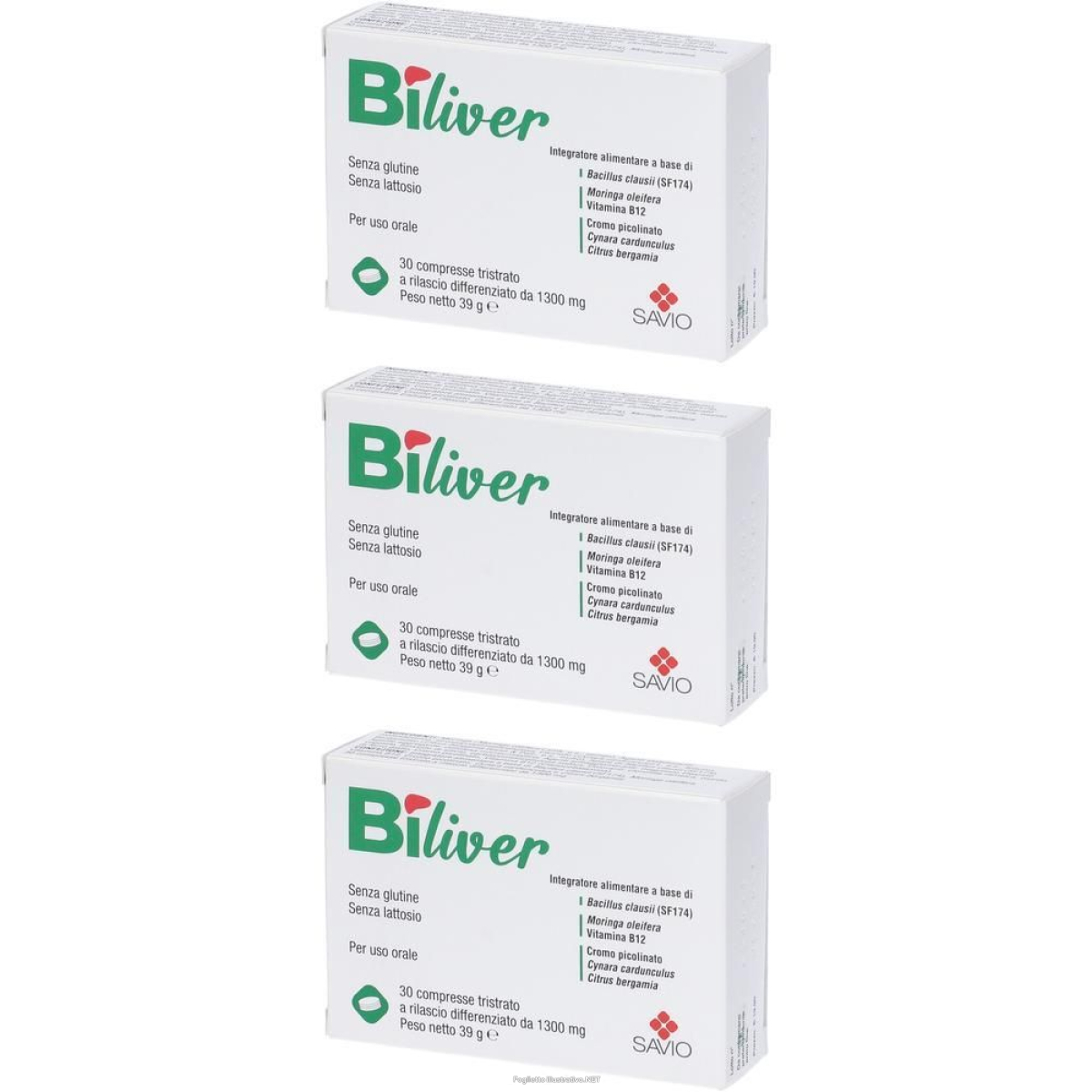 Trova Offerte di biliver 30 compresse 3x39 g a rilascio prolungato e compra online
