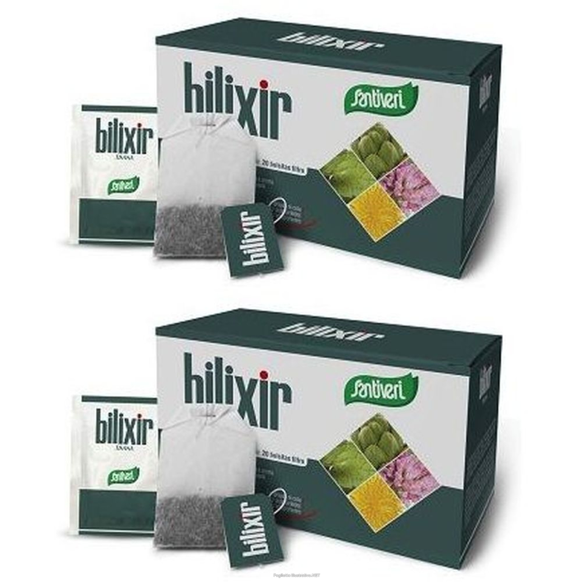 Trova Offerte di bilixir tisana 20 filtri da 2 g set da 2x20 pz bustine filtro e compra online