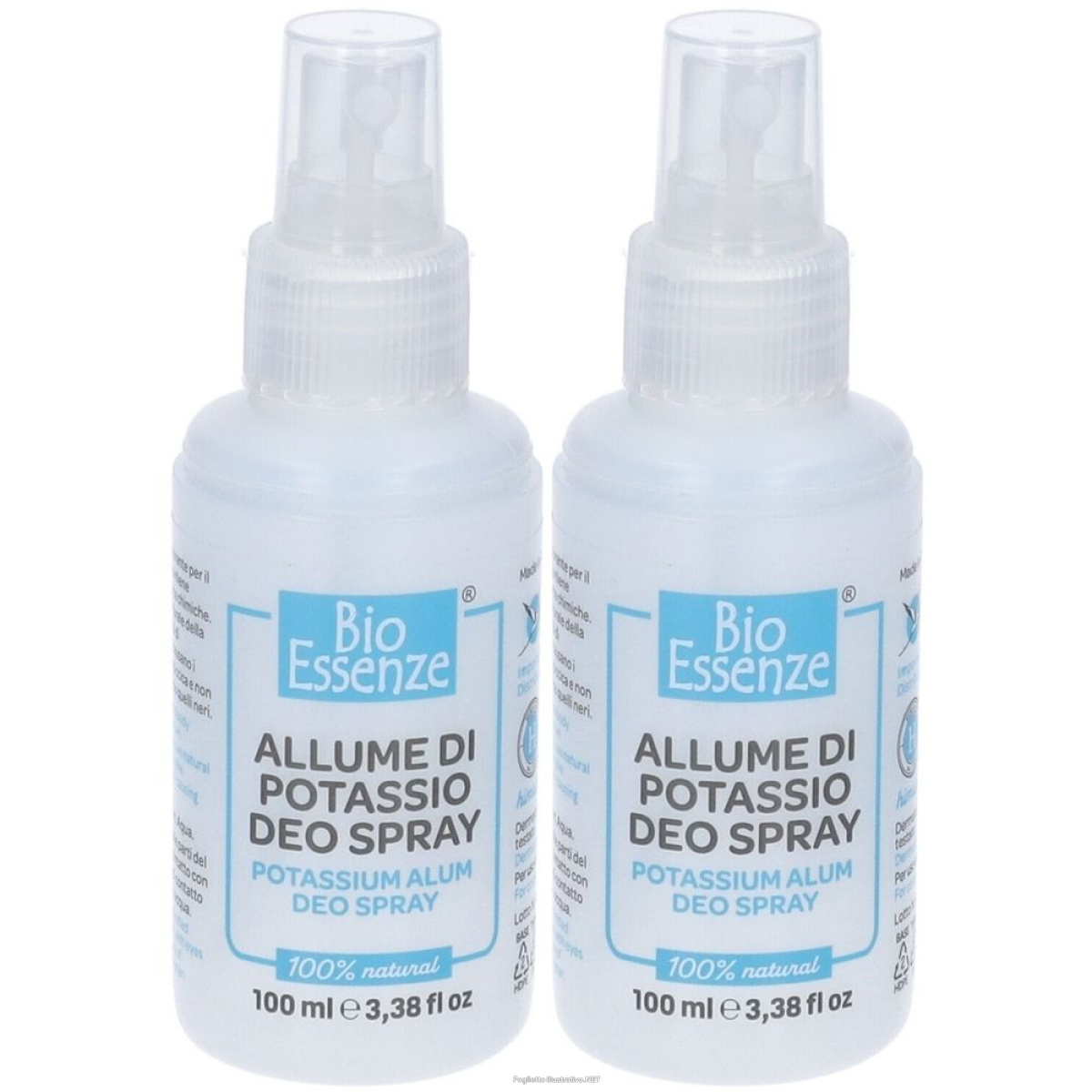 Trova Offerte di bio essenze allume di potassio deo spray set da 2 2x100 ml deodorante e compra online
