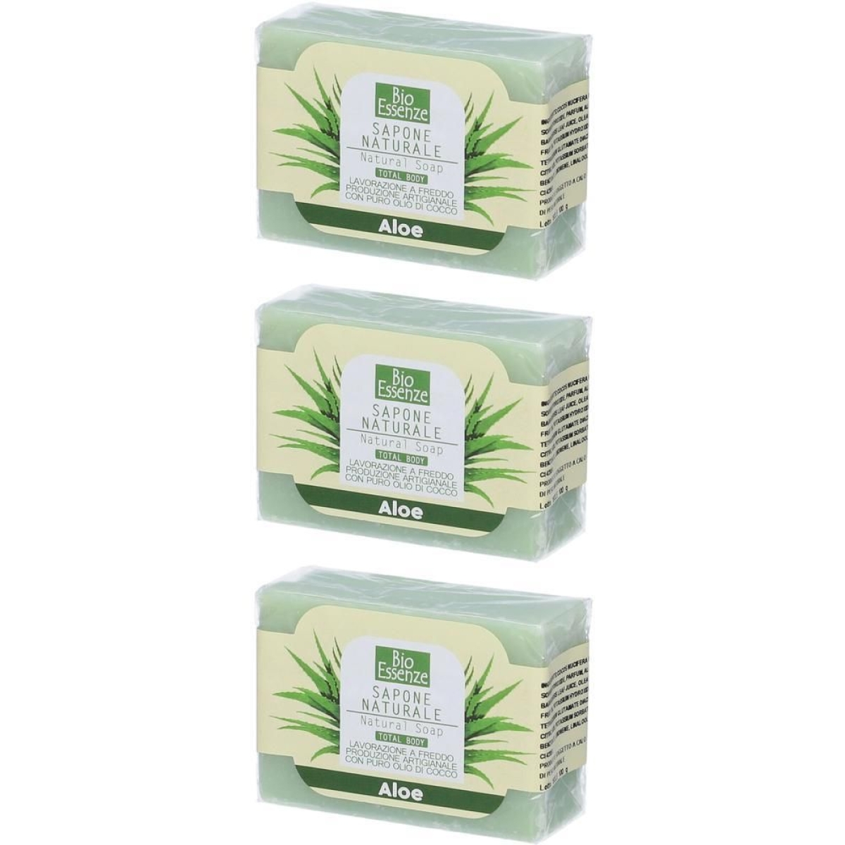 Trova Offerte di Bio essenze sapone naturale aloe 100 g 3x100 g e compra online