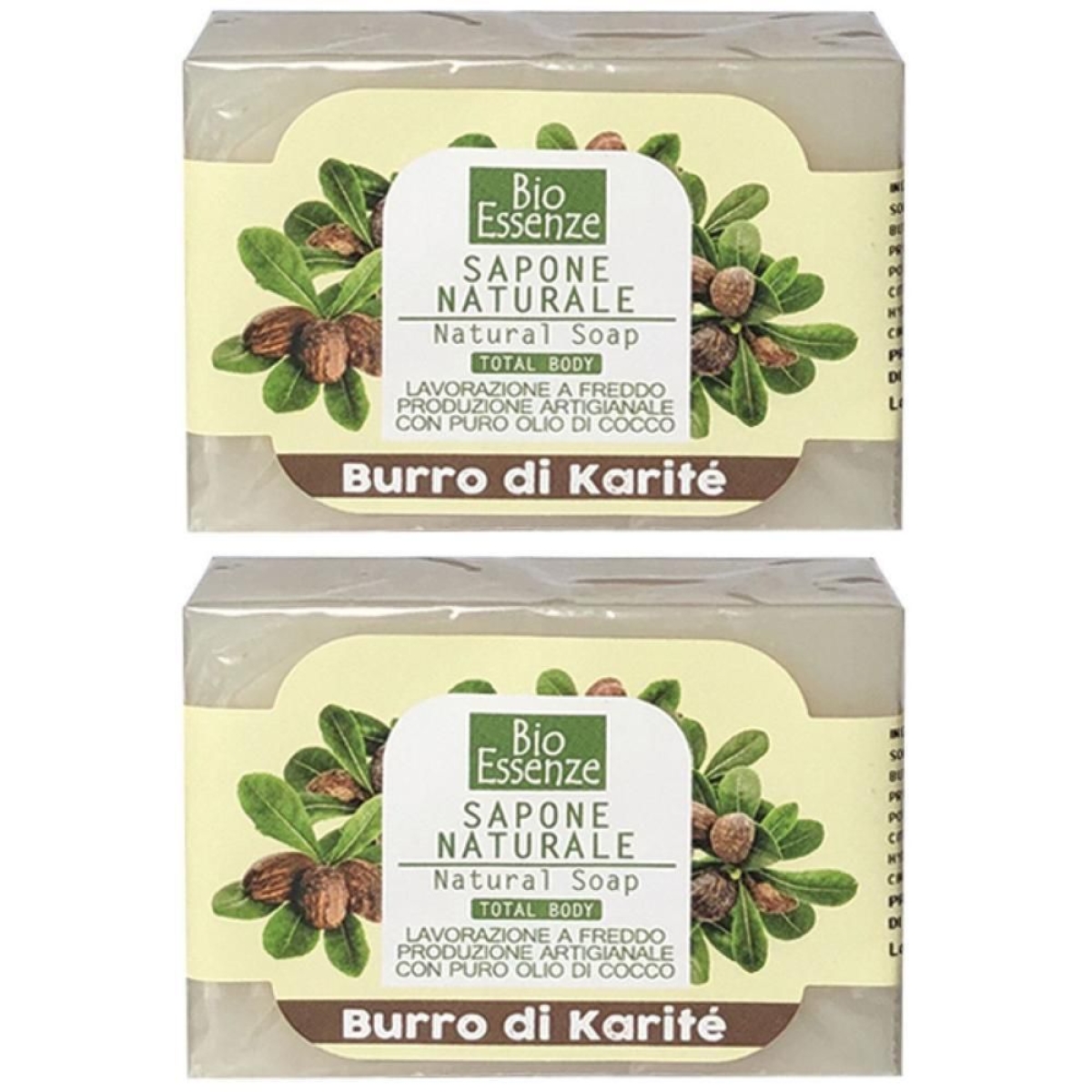 Trova Offerte di Bio essenze sapone naturale burro di karite' 2x100 g e compra online
