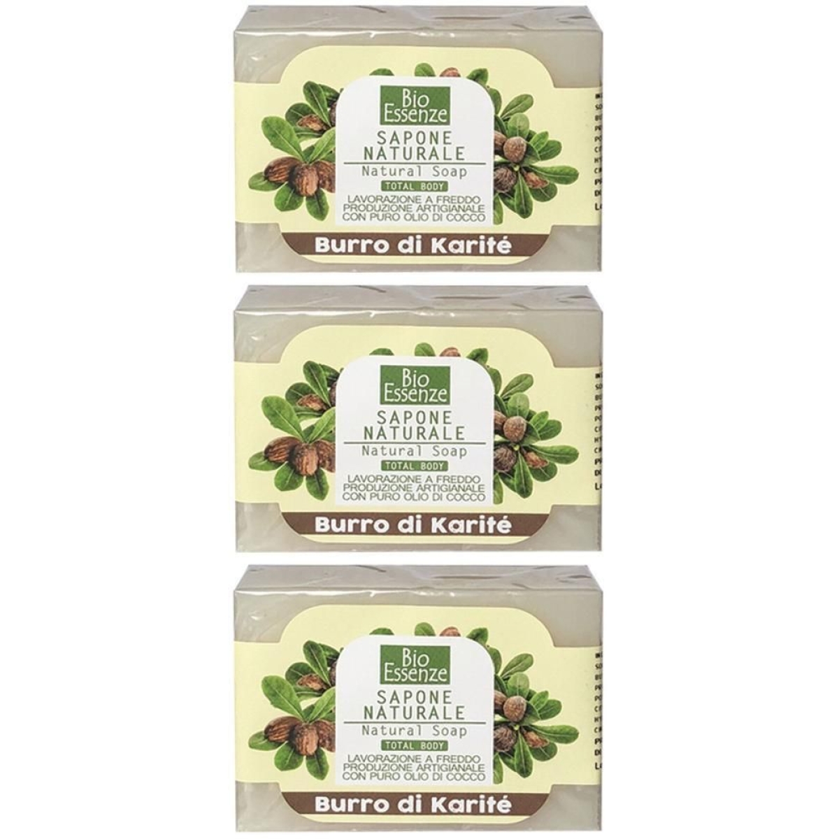 Trova Offerte di Bio essenze sapone naturale burro di karite' 3x100 g e compra online