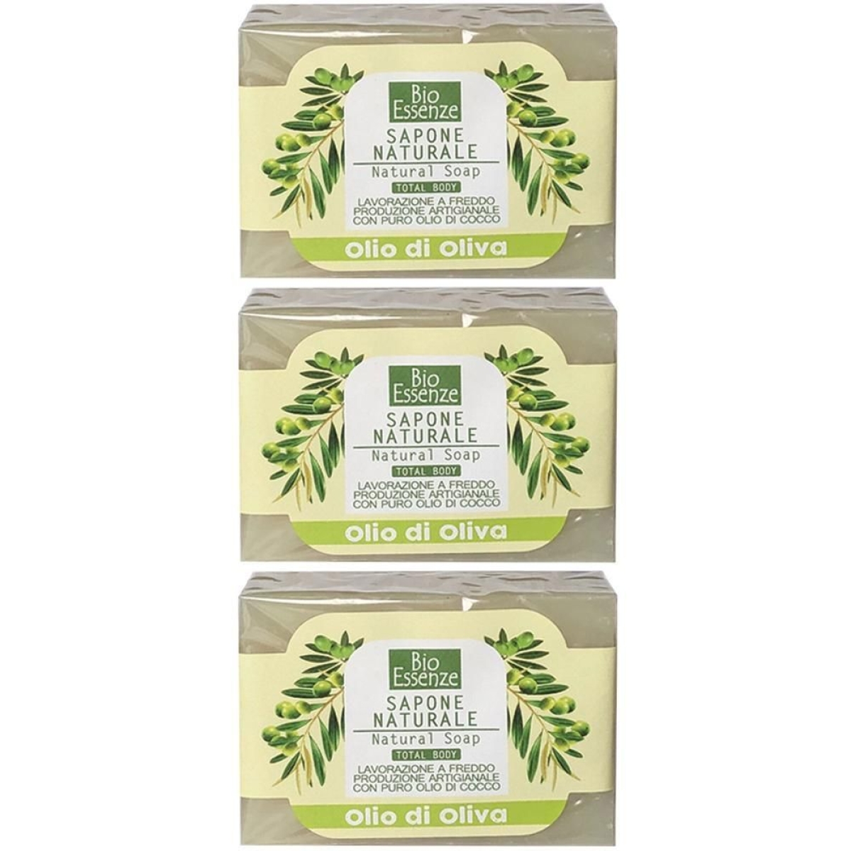 Trova Offerte di Bio essenze sapone naturale olio di oliva 3x100 g e compra online