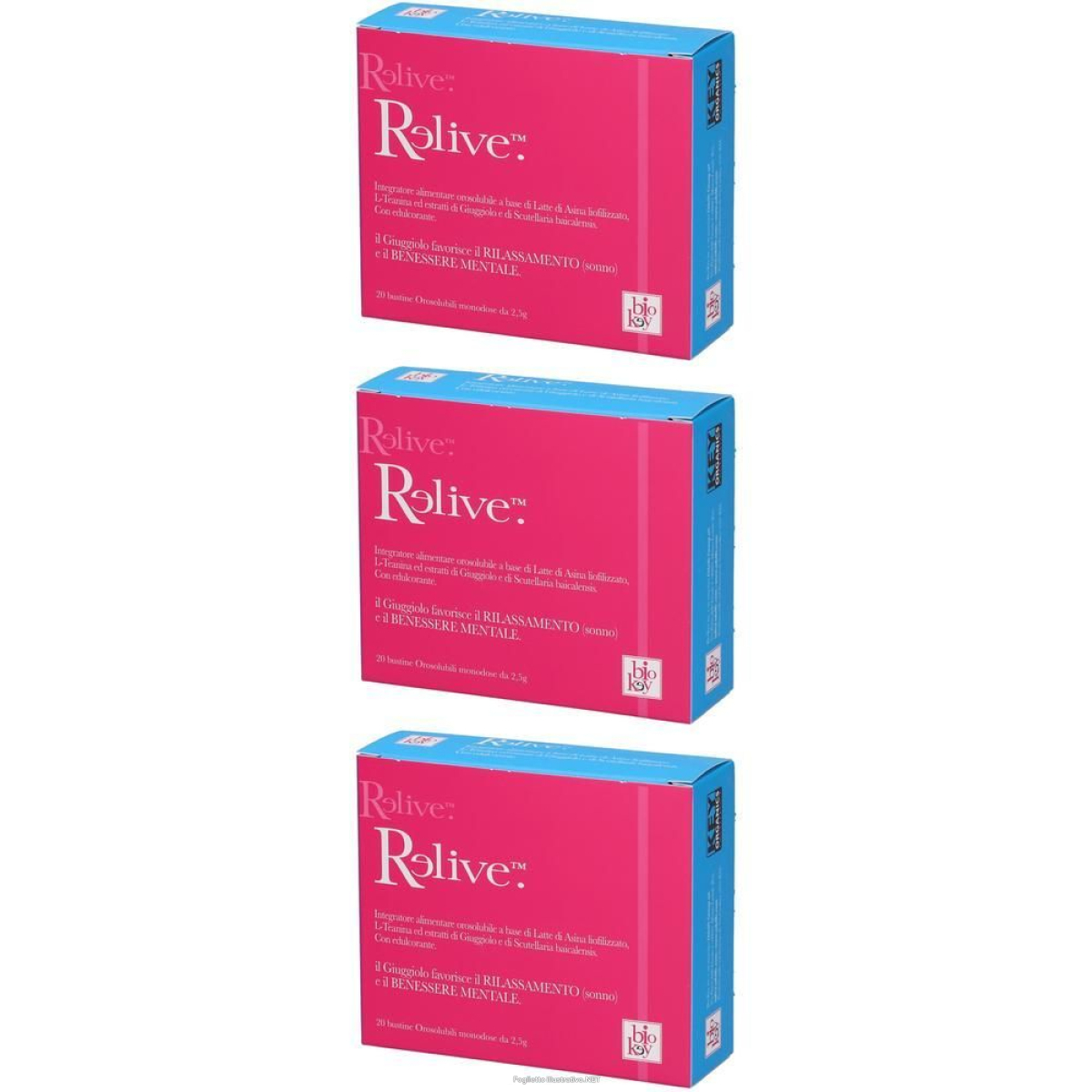 Trova Offerte di bio-key relive bustine orosolubili 3x40 g polvere per soluzione orale e compra online