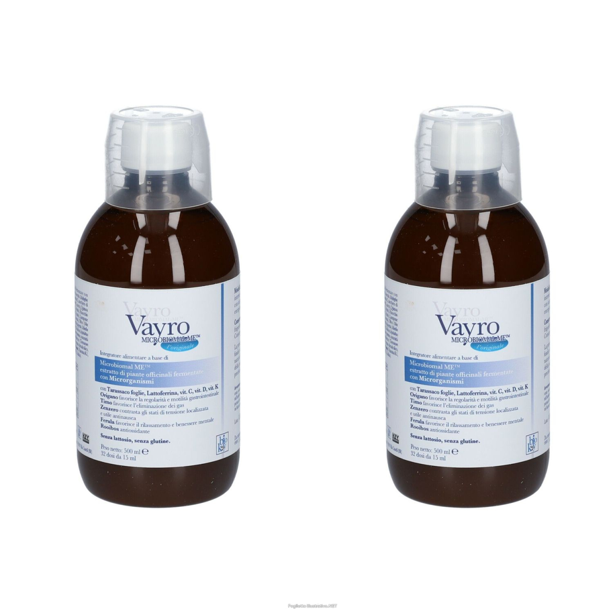 Trova Offerte di bio-key vayro microbiomal-me™ set da 2 2x500 ml soluzione orale e compra online
