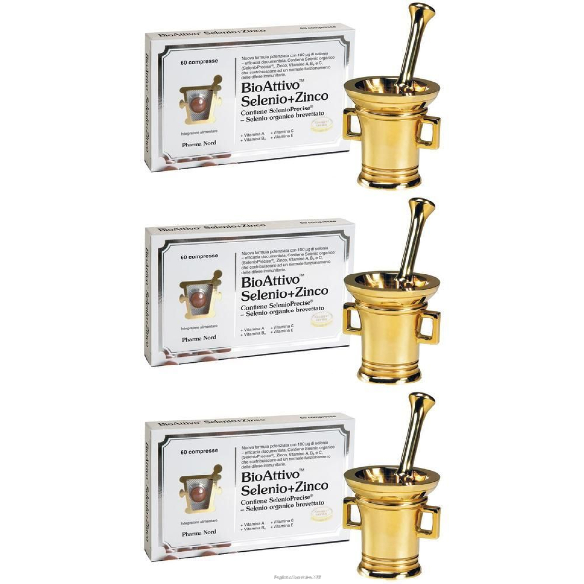 Trova Offerte di bioattivo selenio+zinco 3x60 pz compresse e compra online