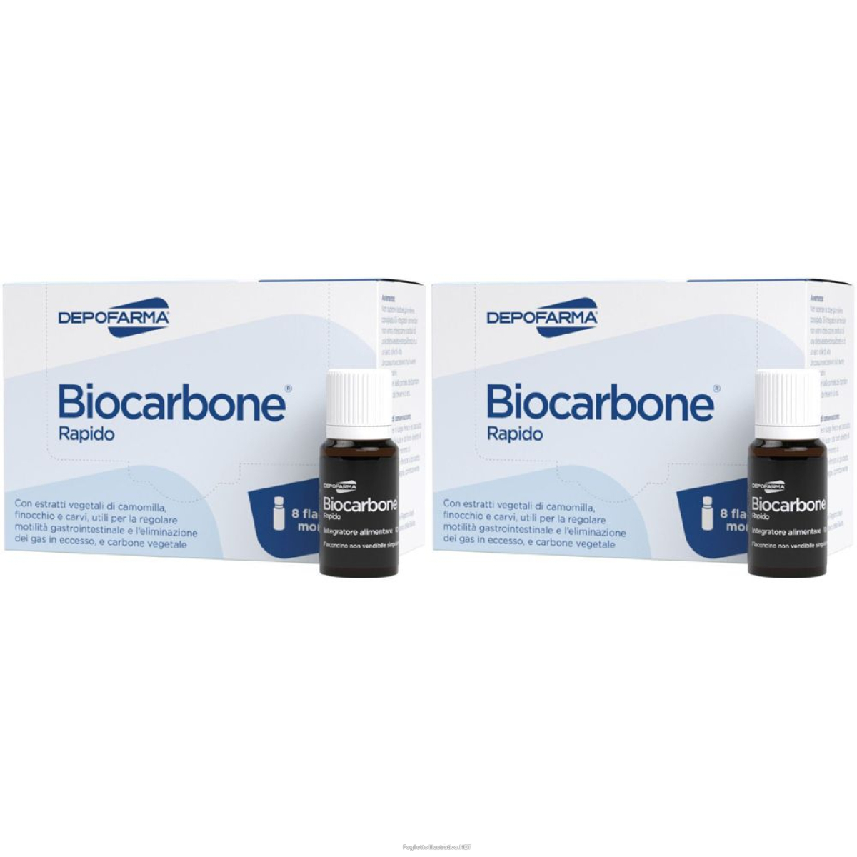 Trova Offerte di biocarbone® rapido set da 2 2x8 pz flaconcini bevibili e compra online