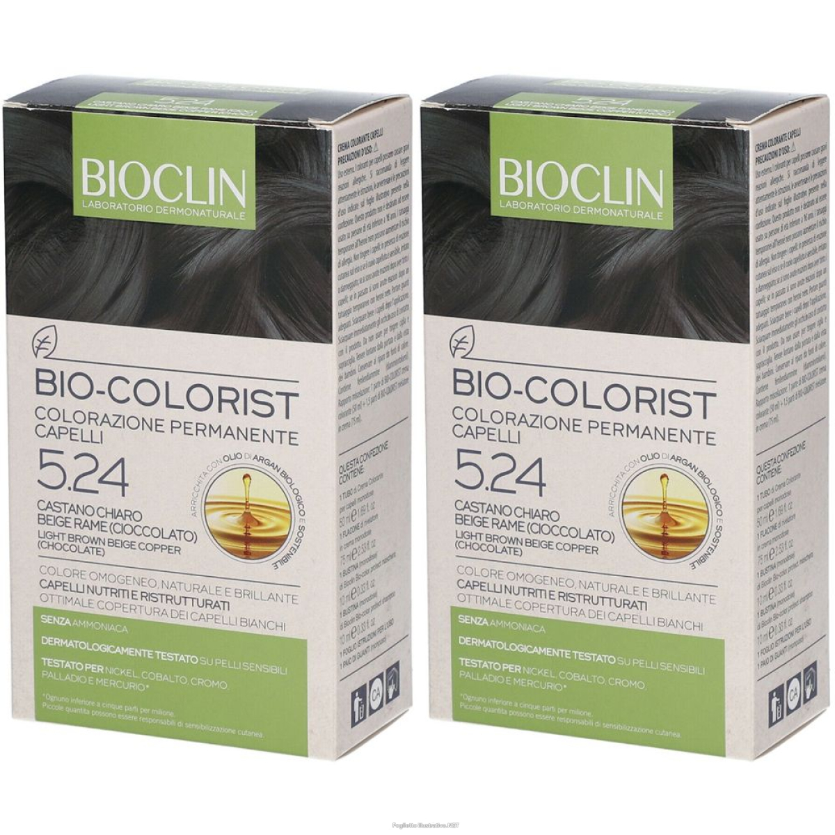 Trova Offerte di bioclin bio-colorist 5.24 castano chiaro beige rame (cioccolato) set d e compra online