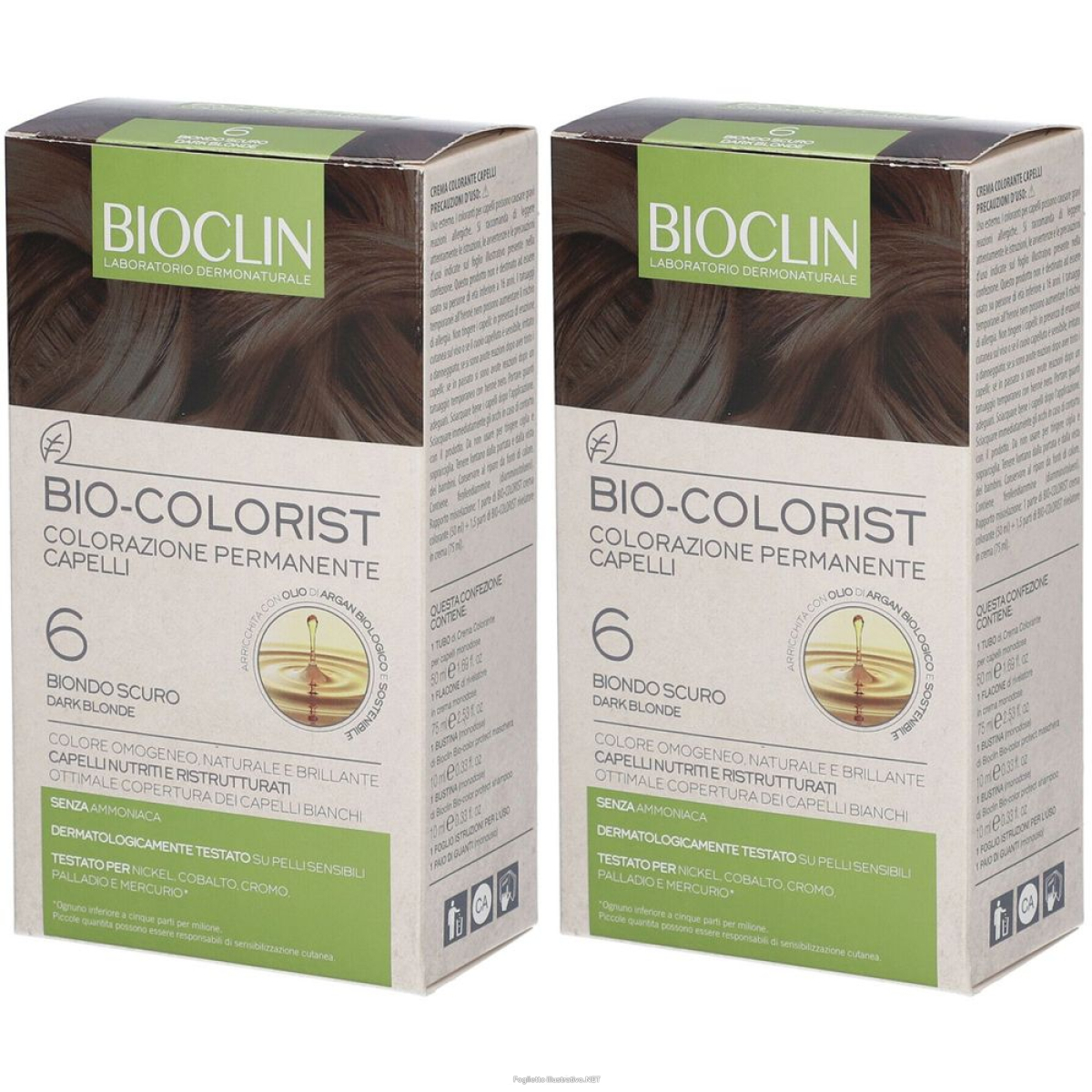 Trova Offerte di bioclin bio-colorist 6 biondo scuro set da 2 2x1 pz lozione per capell e compra online