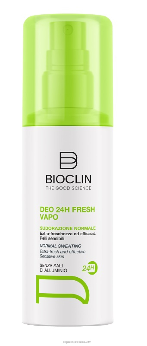 Trova Offerte di bioclin deo 24h fresh vapo deodorante profumato senza alluminio sudorazione normale 100ml e compra online