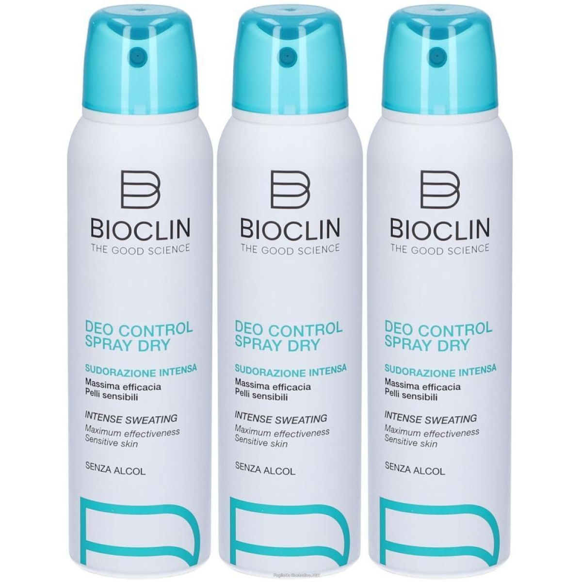 Trova Offerte di bioclin deo control spray dry deodorante sudorazione intensa 3x150 ml e compra online