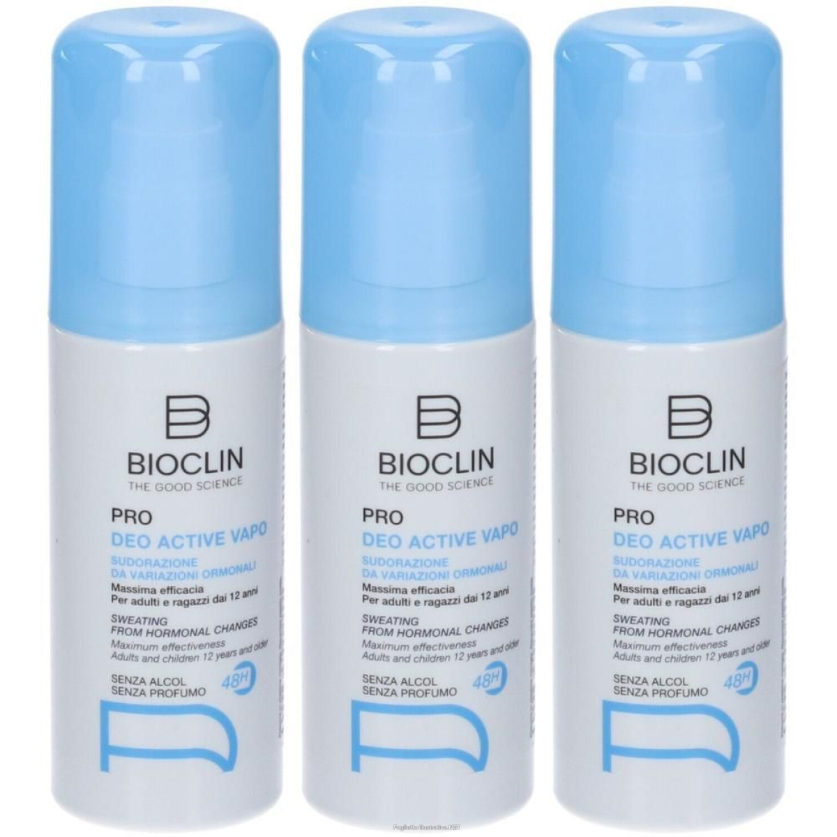Trova Offerte di bioclin pro deo active vapo sudorazione da variazioni ormonali 3x100 m e compra online