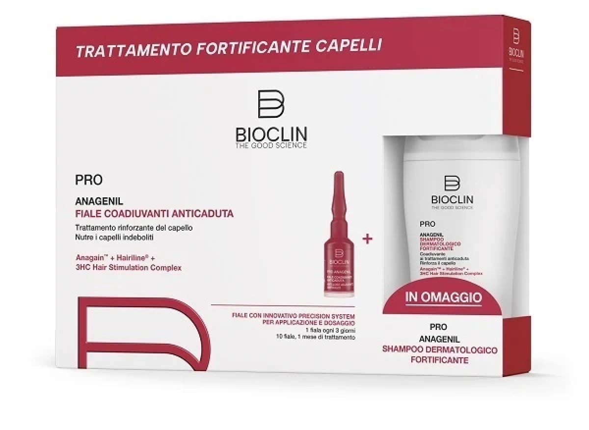 Trova Offerte di bioclin - trttamento coadiuvante anticaduta in fiale + shampoo confezione 10 fiale + 150 ml e compra online