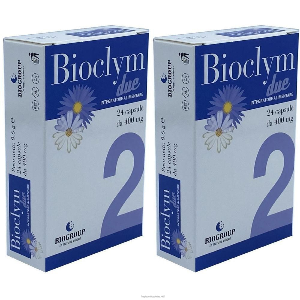 Trova Offerte di bioclym due 24 capsule da 400 mg 2x24 pz e compra online