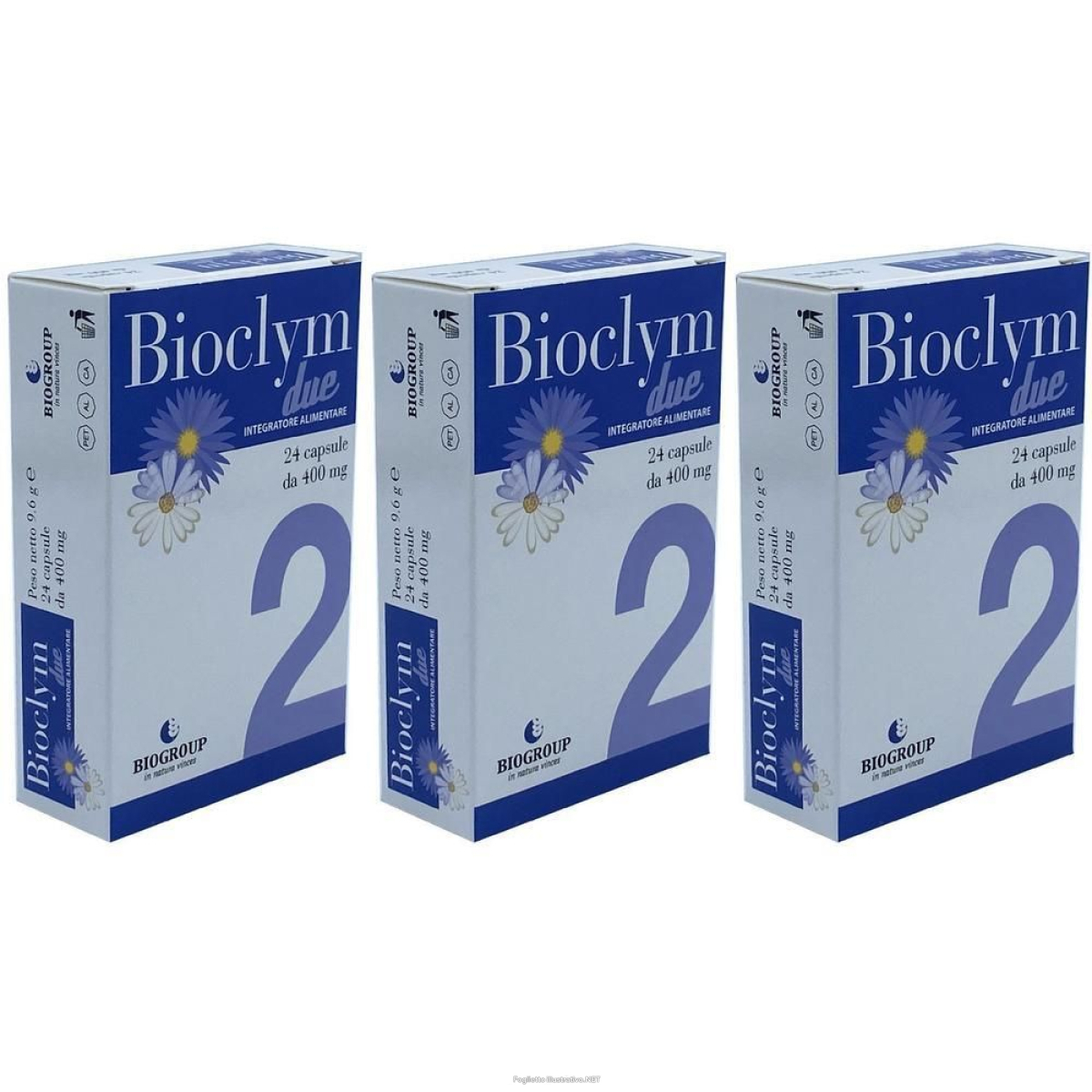Trova Offerte di bioclym due 24 capsule da 400 mg 3x24 pz e compra online
