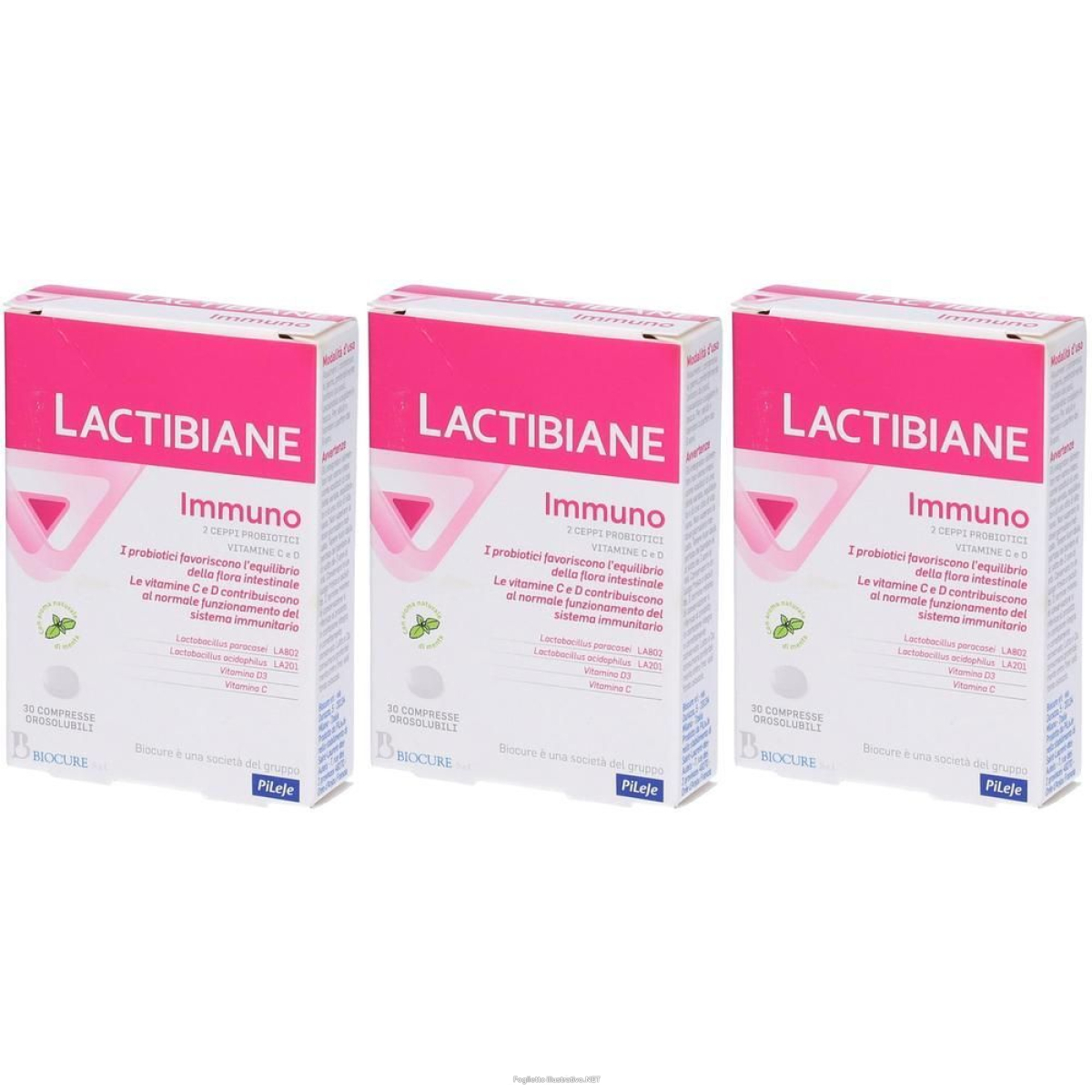 Trova Offerte di biocure lactibiane immuno compresse orosolubili 3x30 pz e compra online