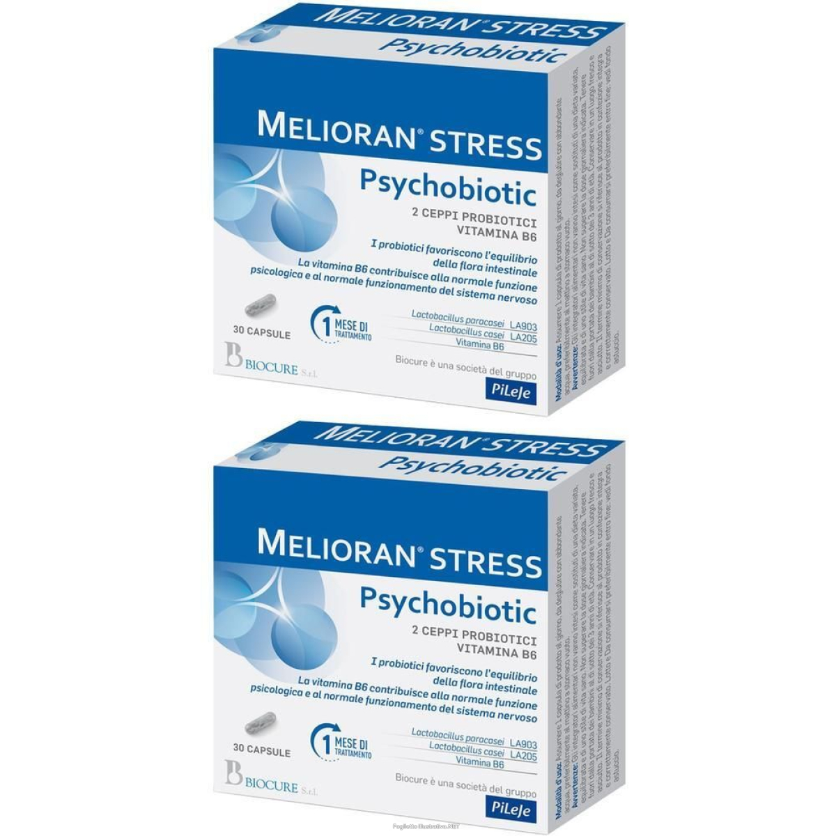 Trova Offerte di biocure melioran stress psychobiotic capsule 2x14 g e compra online