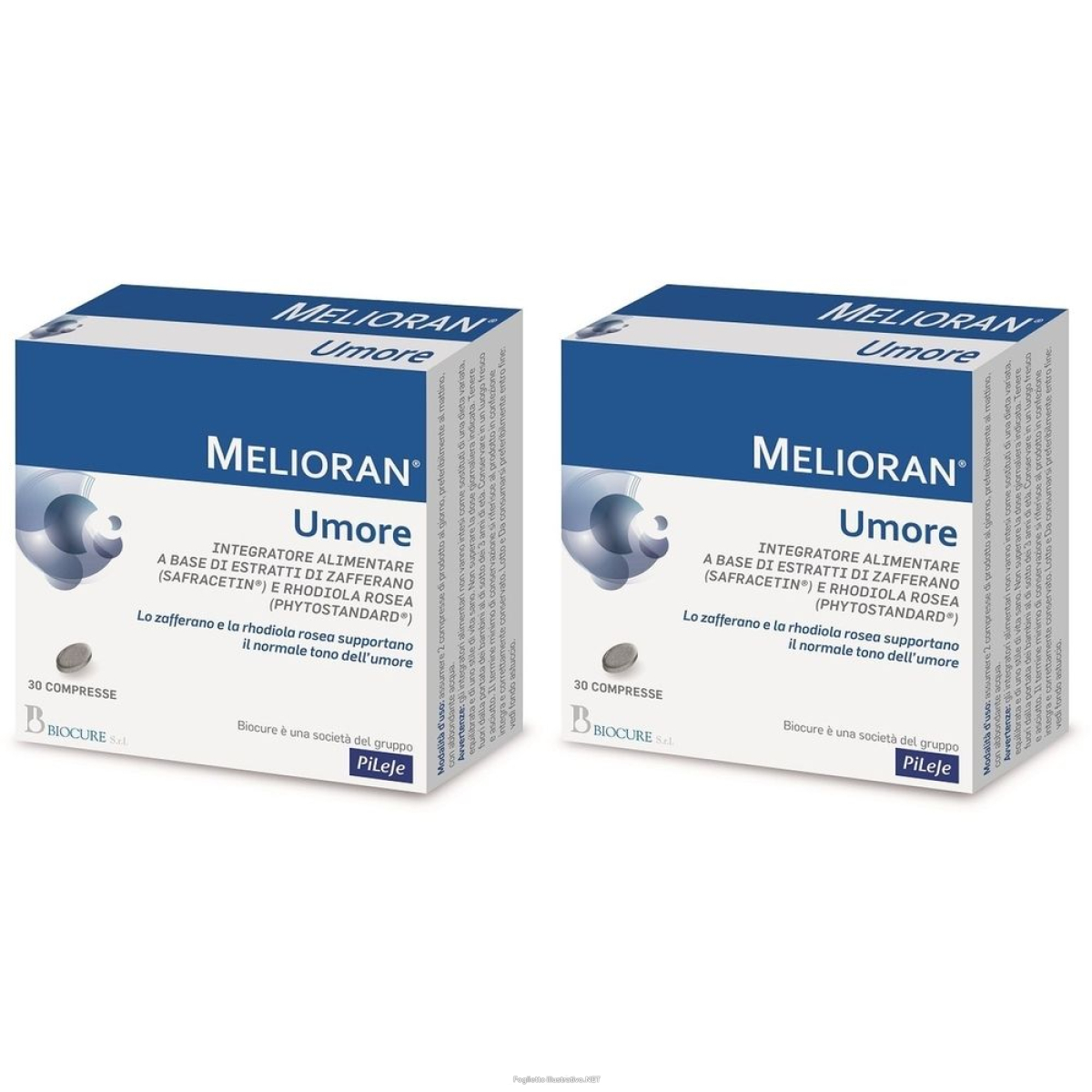 Trova Offerte di biocure melioran umore set da 2 2x21 g compresse e compra online