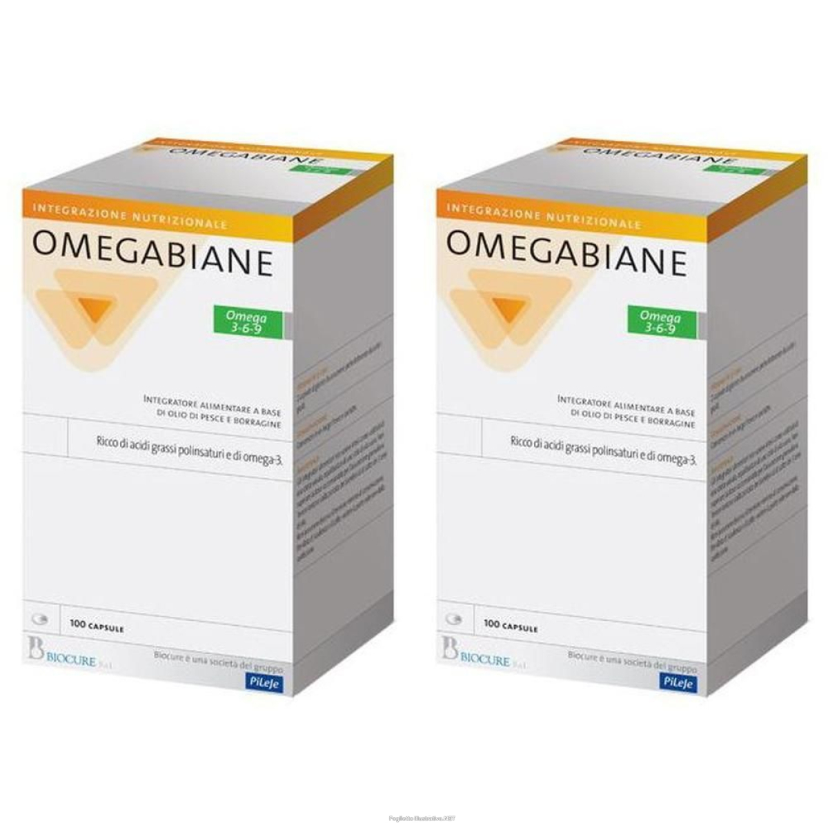 Trova Offerte di biocure omegabiane 3-6-9 capsule 2x100 pz e compra online
