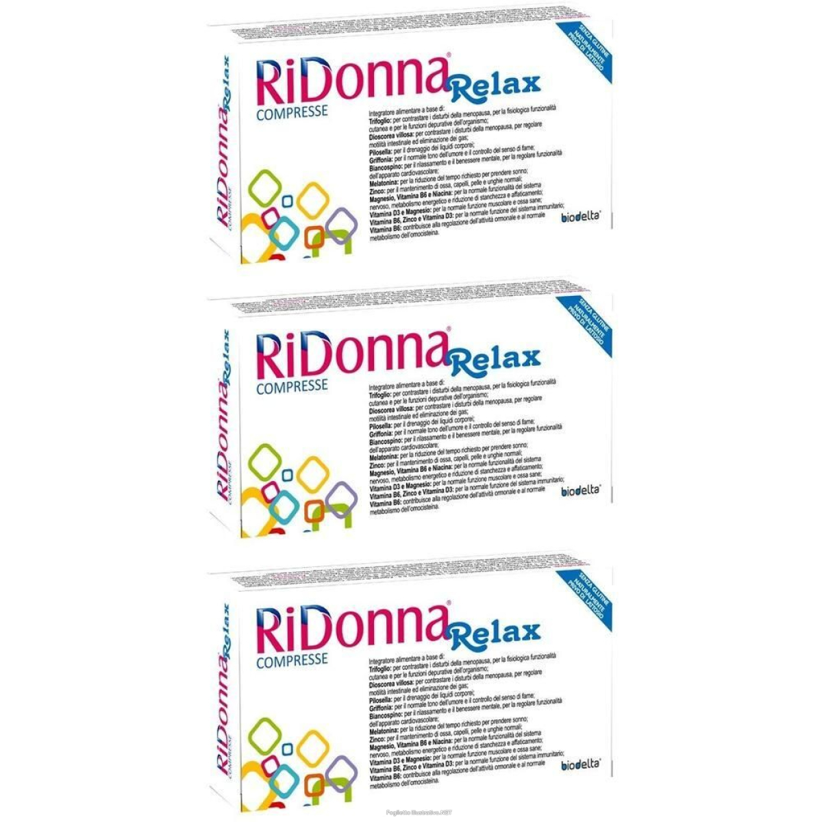 Trova Offerte di biodelta ridonna relax compresse 3x30,9 g e compra online