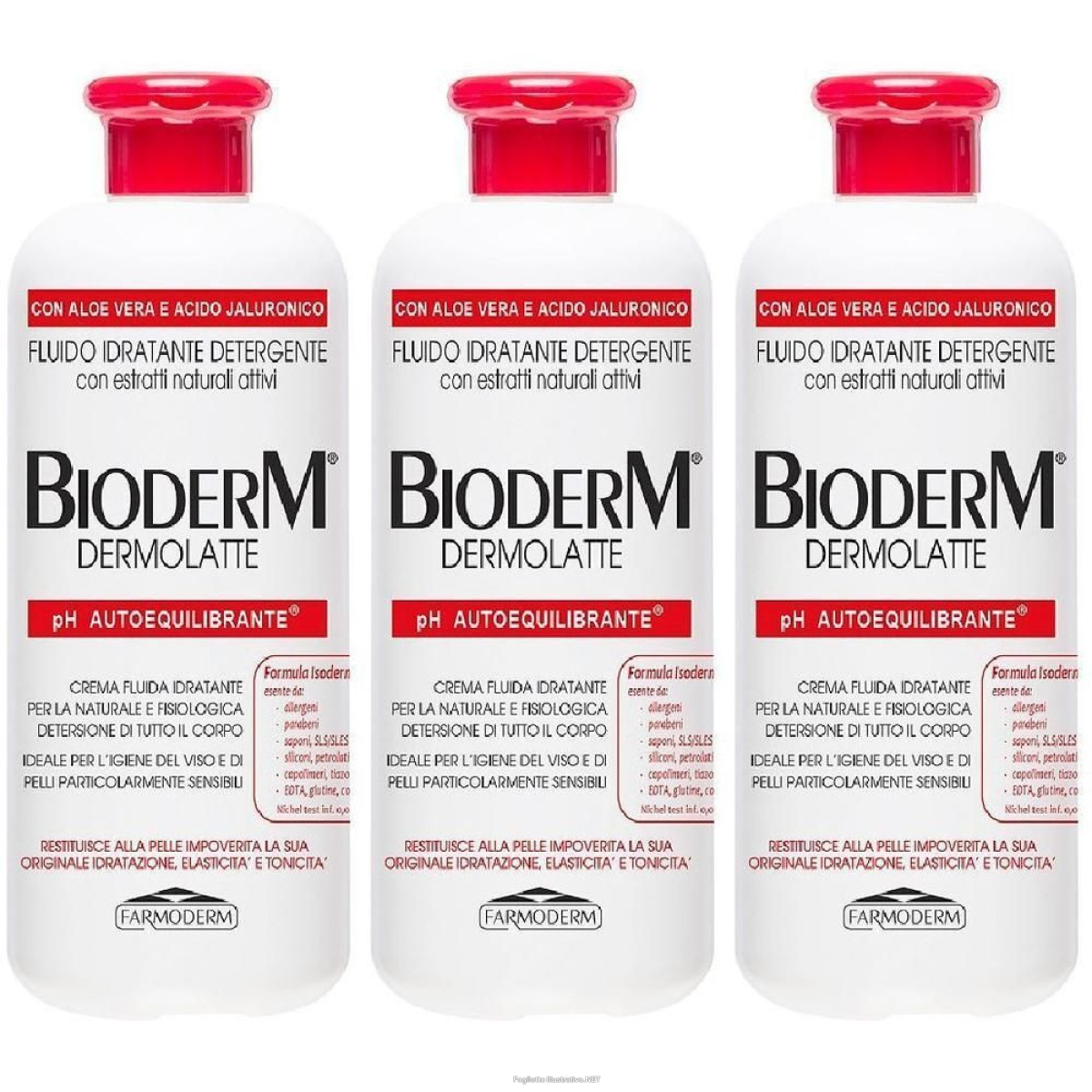 Trova Offerte di bioderm dermolatte ph autoequilibrante 500 ml 3x500 ml crema e compra online