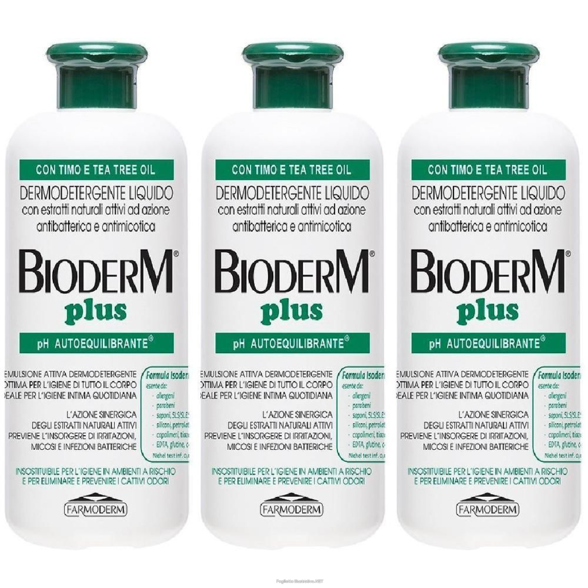 Trova Offerte di bioderm plus antibatterico 3x500 ml soluzione e compra online
